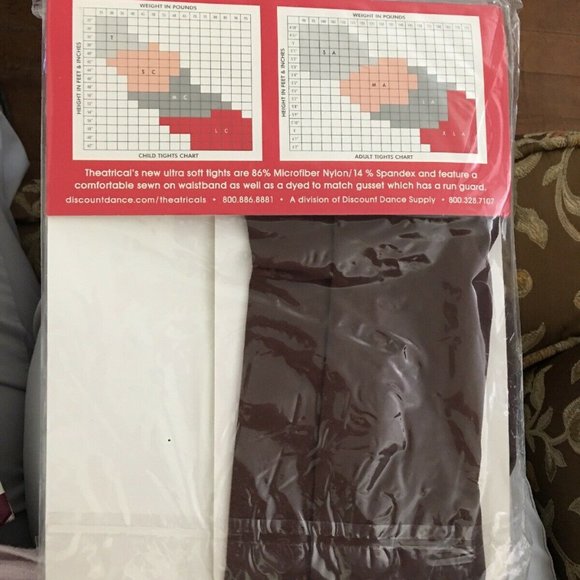 Theatricals Convertible Microfiber Tights Ballet - Picture 2 of 5